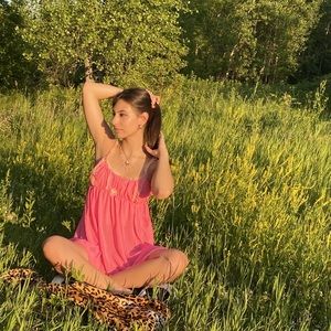 vintage victoria’s secret babydoll slip dress